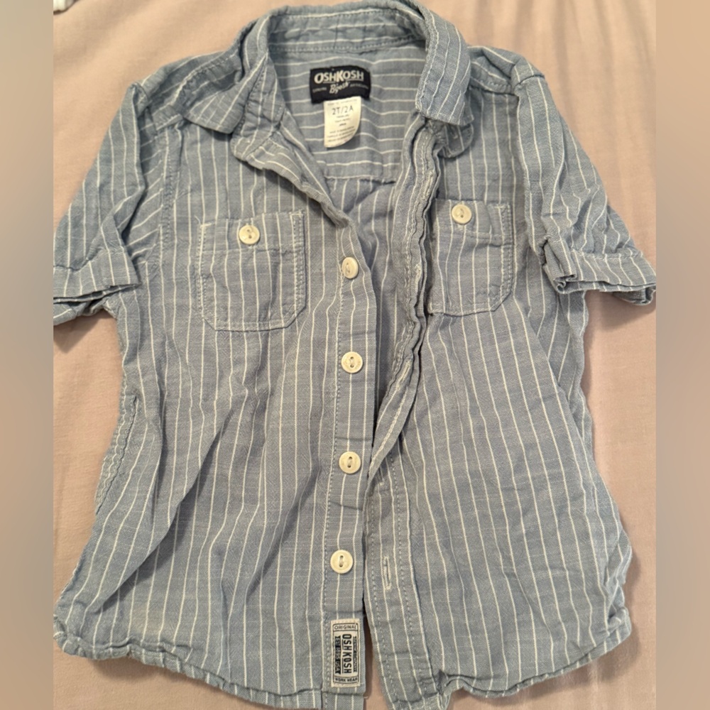 Boys button up